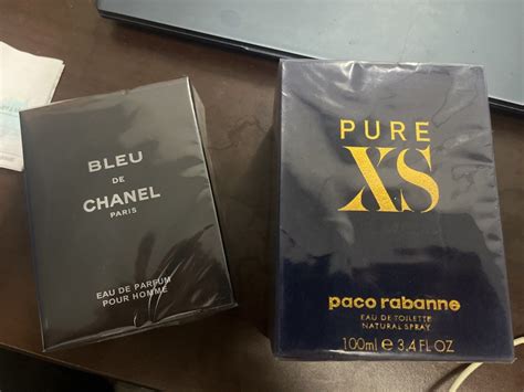 paco rabbane and bleu de chanel.